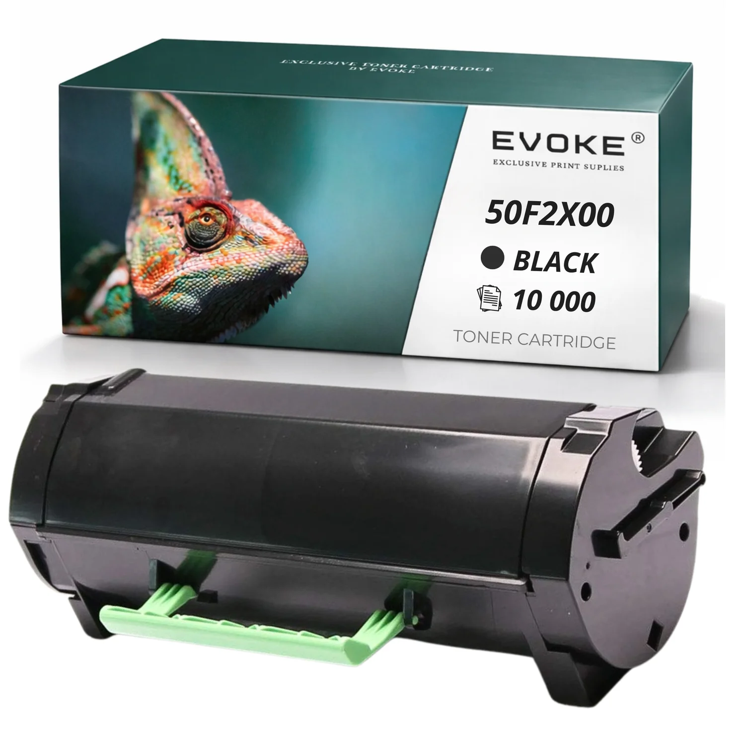 Evoke Compatibele Toner voor Lexmark 50F2X00 Lm50F2X00 Zwart 10000 Pagina's Ms410D Ms410Dn Ms510Dn Ms610De Ms610Dn