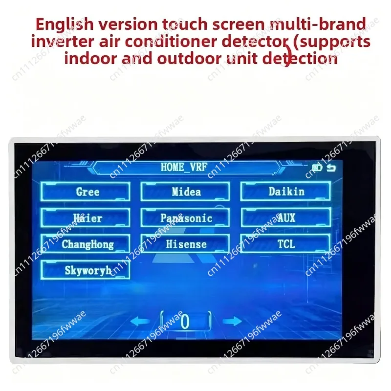 Multi-Brand Universal Inverter AC Diagnostic Tool – Touch Screen English Version Tester for Indoor/Outdoor HVAC Maintenance