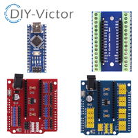 NANO IO Shield V3.0 3.0 Controller Terminal Adapter Expansion Board Simple Extension Plate For Arduino UNO AVR ATMEGA328P
