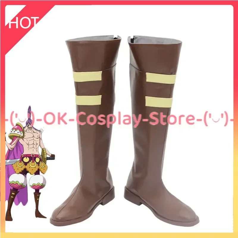 Charlotte Cracker Scarpe Cosplay Stivali di Carnevale di Halloween Scarpe in pelle PU realizzate su misura