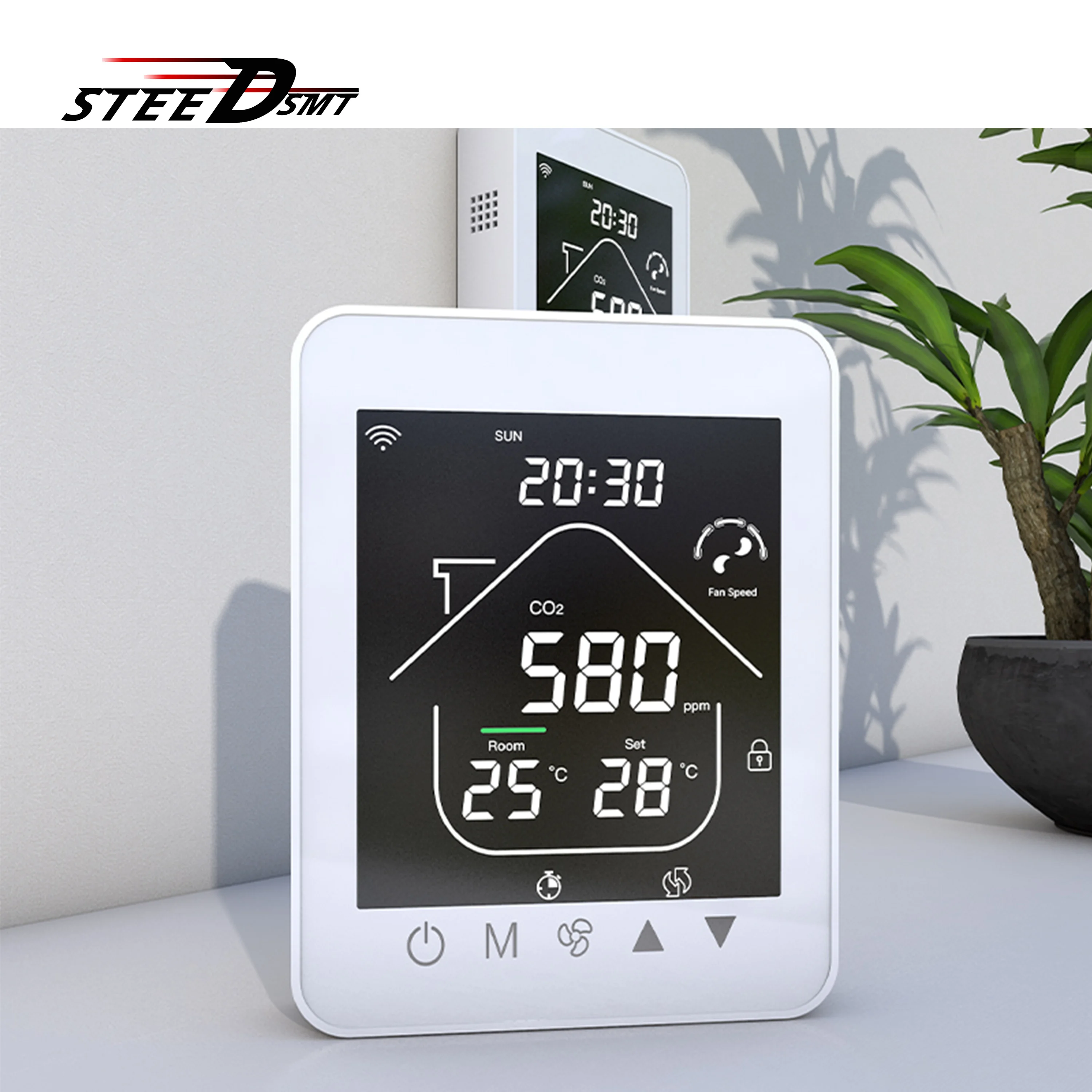 4.3-inch Multi Functional Controller for Sensor CO2 Temperature Monitoring/Control Room Temperature Air Quality By WIFI&RS485