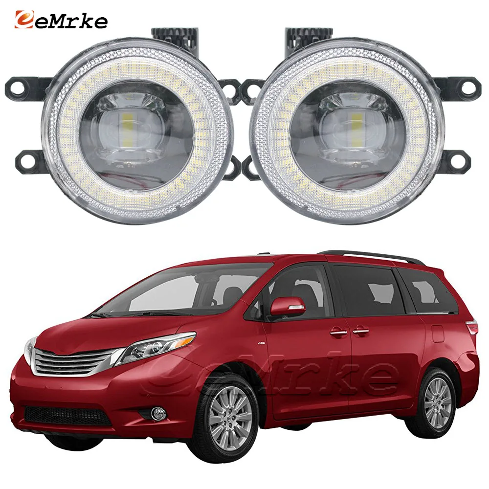 

1 пара, противотуманные фары для Toyota Sienna XL30 LE/Limited/XLE/ 2011 ~ 2017