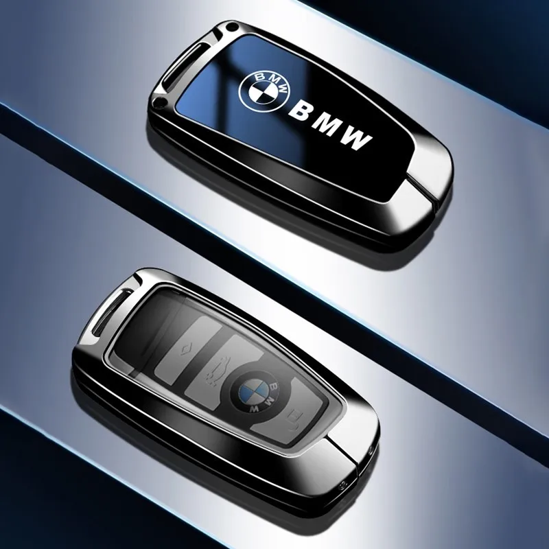 

Alloy Car Remote Key Case Cover Protector For Bmw F20 F30 G20 f31 F34 F10 G30 F11 X3 F25 X4 I3 M3 M4 1 3 5 Series Car stickers