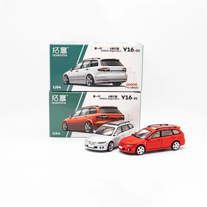 

XCarToys 1:64 ATENZA Wagon Gen1 Silver /Red Diecast Model Car