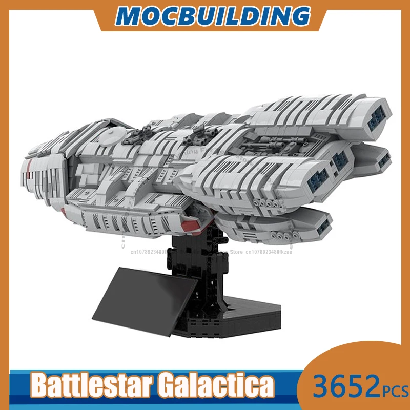 

MOC Building Blocks Space Battlestares Model Galacticar UCS Scale DIY Assemble Bricks Collection Display Xmas Toys Gifts 3498PCS