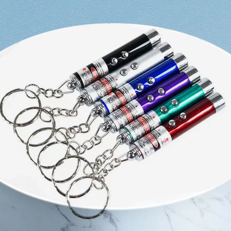 

2-in-1 Mini Laser Pointer for Pets Cats toy Portable LED Pet Training Flashlight Scratching Toys Indicator Tools