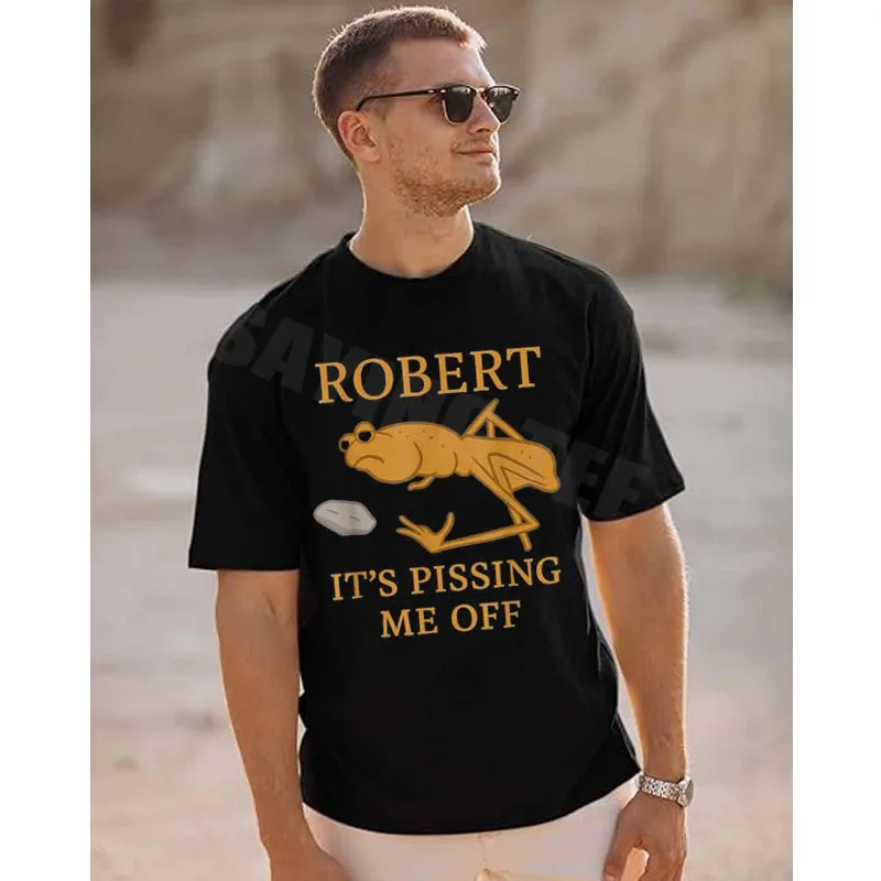 ماركوس دودة روبرت إنه تبخيرني قبالة تي شيرت Y2k عشاق روح الدعابة الساخرة قائلا تي شيرت ملابس الشارع الشهير هدية جديدة