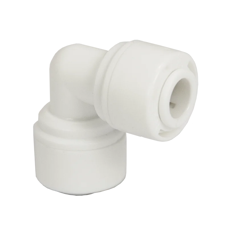 Eblow 1/4 "push-in x 1/4" push-in com braçadeira ro encaixes KL-01