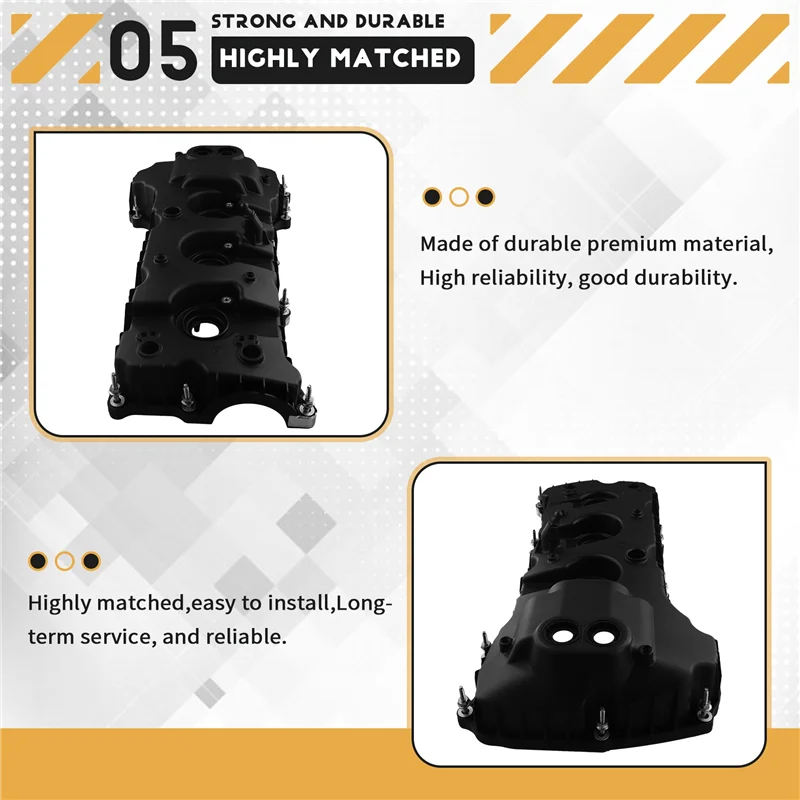 

A58X-Right Side Valve Cover DL3Z-6582-C DL3E6K271FA For Ford F-150 Expedition Transit Navigator 3.5L Engine Camshaft Cover