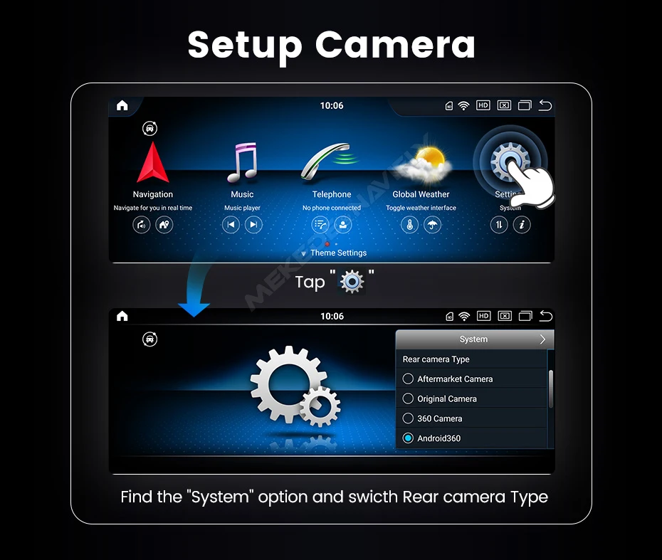 MEKEDE EU Duty Free Qualcomm Snapdragon 680 für Mercedes Benz C W205-GLC 2014 - 2018 NTG5.0 System Autoradio Intelligentes System Multimedia-Player Kabelloses Carplay Android Auto 4G DSP GPS-Navigation WIFI 1920*720 – Detail 38