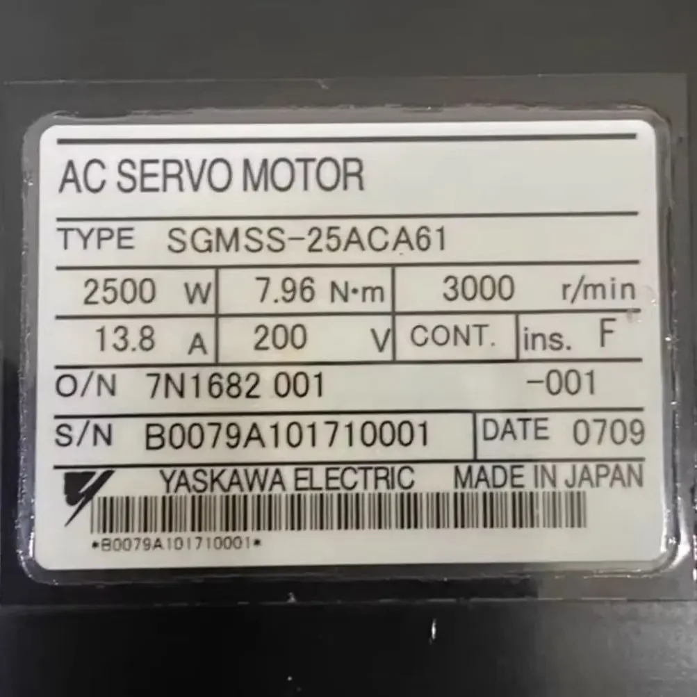 

SGMSS-25ACA61 Brand New Servo Motor，Fast shipping，SGMSS 25ACA61