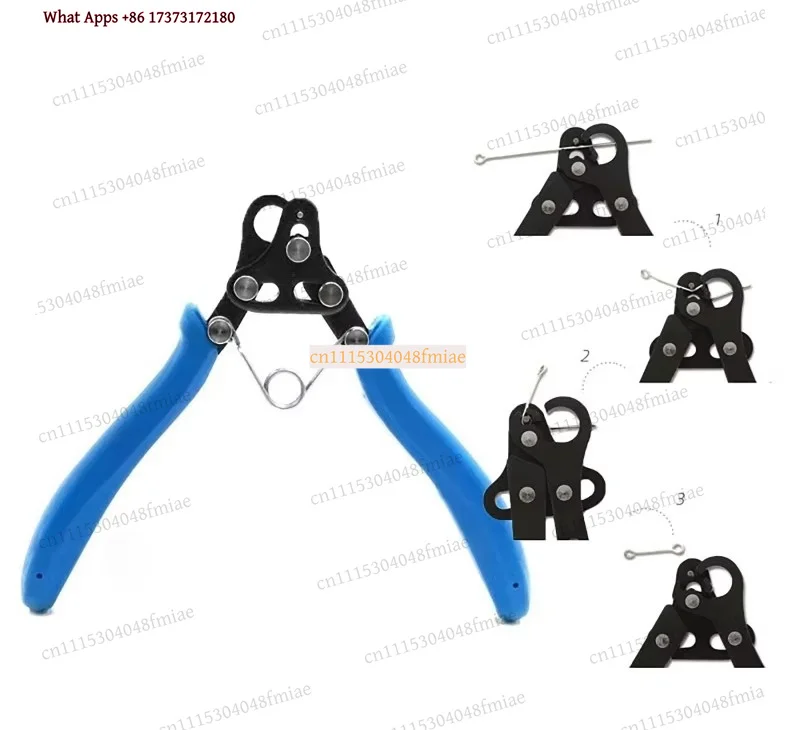 Wire Rolling Plier 1.5mm 2.25mm 3mm Round Nose Winding C Ring Jewelry Repair DIY Making Earrings Bracelets Necklaces Tool