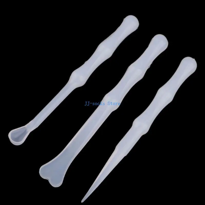 

37JB 6x Silicone Resin Measuring Cups Tool 100 Silicone Cups Stir Sticks Spoon Scraper for Epoxy Resin Mixing Mold