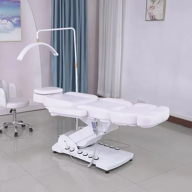 New Arrive Stretcher for Aesthetics Dermatology Chair Black  Salon Treatment Lash Tables Cosmetic Electric Lash Recline