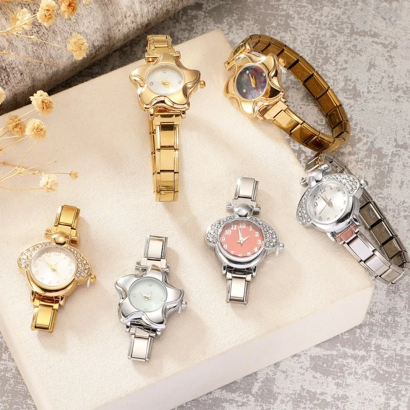 1PC Fashion Stainless Steel Ocean Series Seashell Starfish Watch Bracelet Bangle for Friend Birthday Men's Women's DIY Jewelrys view 6
