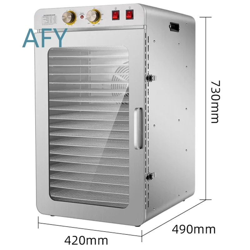 20-Layer Fruit Drying Machine for Food Vegetable Meat Jerky Pet Snacks Household Medicinal Materials Dehydrator for Home