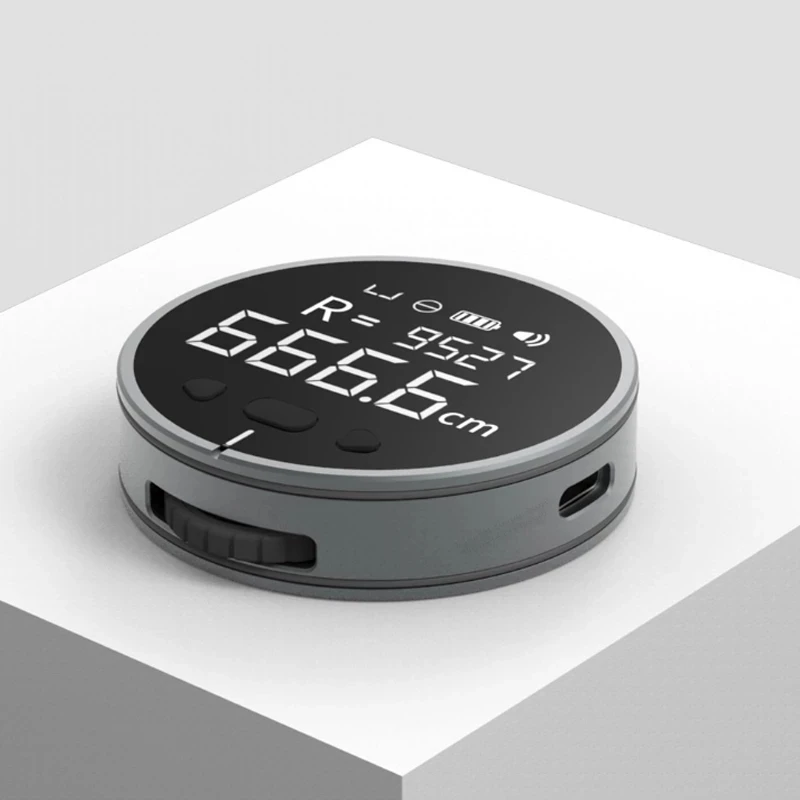 LCD Digital Meter Electronic Tape Measure Electronic Ruler Voicebroadcast Digital Mesuring Curve Irregular Object