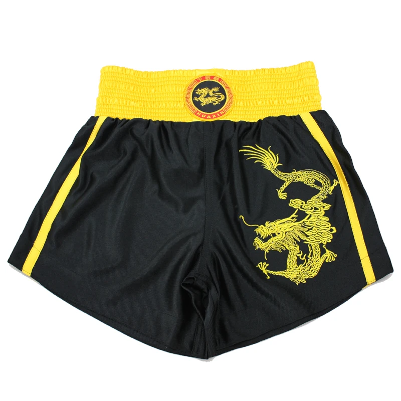 Muay Thai Shorts MMA T Shirt Kungfu Wushu Clothing Martial Arts Sanda Rashguard Boxing Pants Men Women Kids Performance Costume