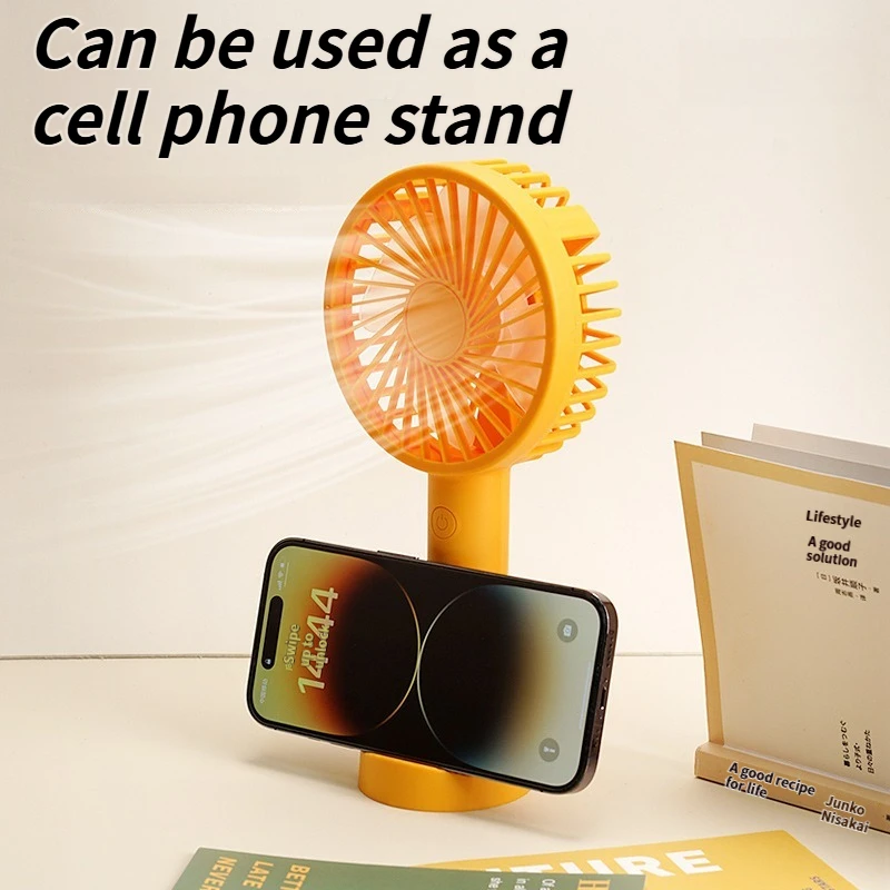 

Compact 3-in-1 Cooling Fan - USB Rechargeable Handheld Fan with Multi-Function Design for Indoor & Outdoor Spaces