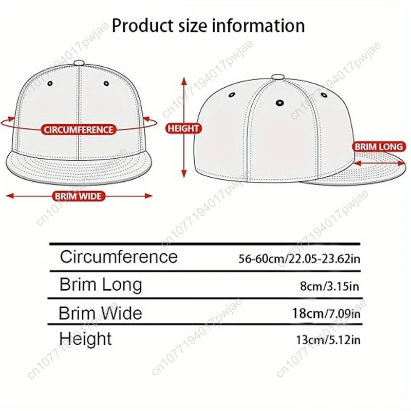[Стильная бейсболка] Легкая регулируемая плоская бейсболка 2D |   Стильный принт утки, дышащий, простой, с плоским краем, подходит