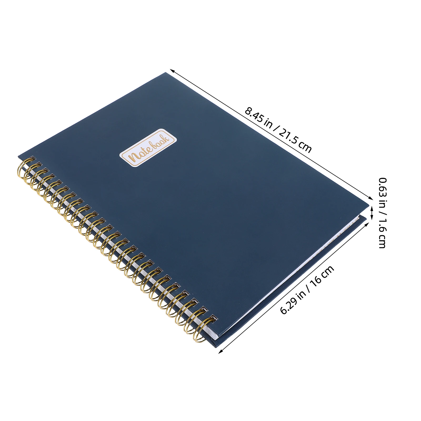 Planificateur de bobine A5 avec planificateur horizontal, lignes quotidiennes pour le travail quotidien, organisateur simple et mignon pour hommes et femmes