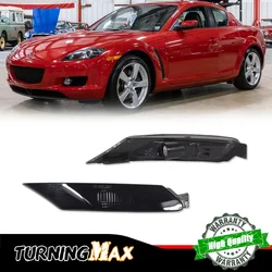 Front Bumper Side Marker Turn Signal Light Parking Light Fender Flare Lamp Shell Housings For Mazda RX-8 2004-2008