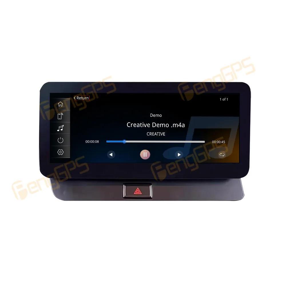 10.25 بوصة لينكس CarPlay راديو السيارة لأودي Q5 2009-2017 شاشة تعمل باللمس مشغل وسائط متعددة نظام تحديد المواقع والملاحة رئيس وحدة DSP السيارات BT 4G