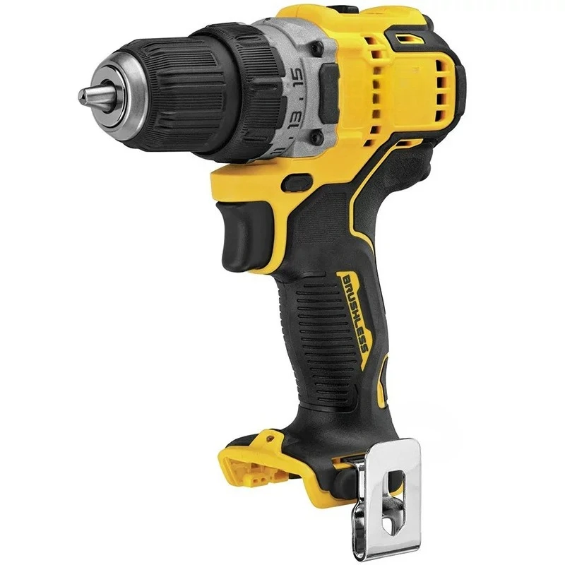 12V Brushless Cordless Drill Driver, Household Multifunctional Pistol‑Grip Electric Screwdriver