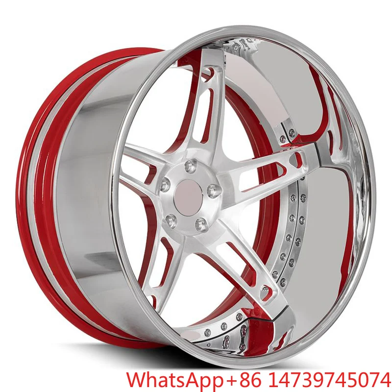 Doublock Custom Forged Wheels 5x112 20 22 24 26 Inch Concave 5-spoke Alloy Car Rims For Impala Caprice Gt-S Supra Mkv 8F20,F3