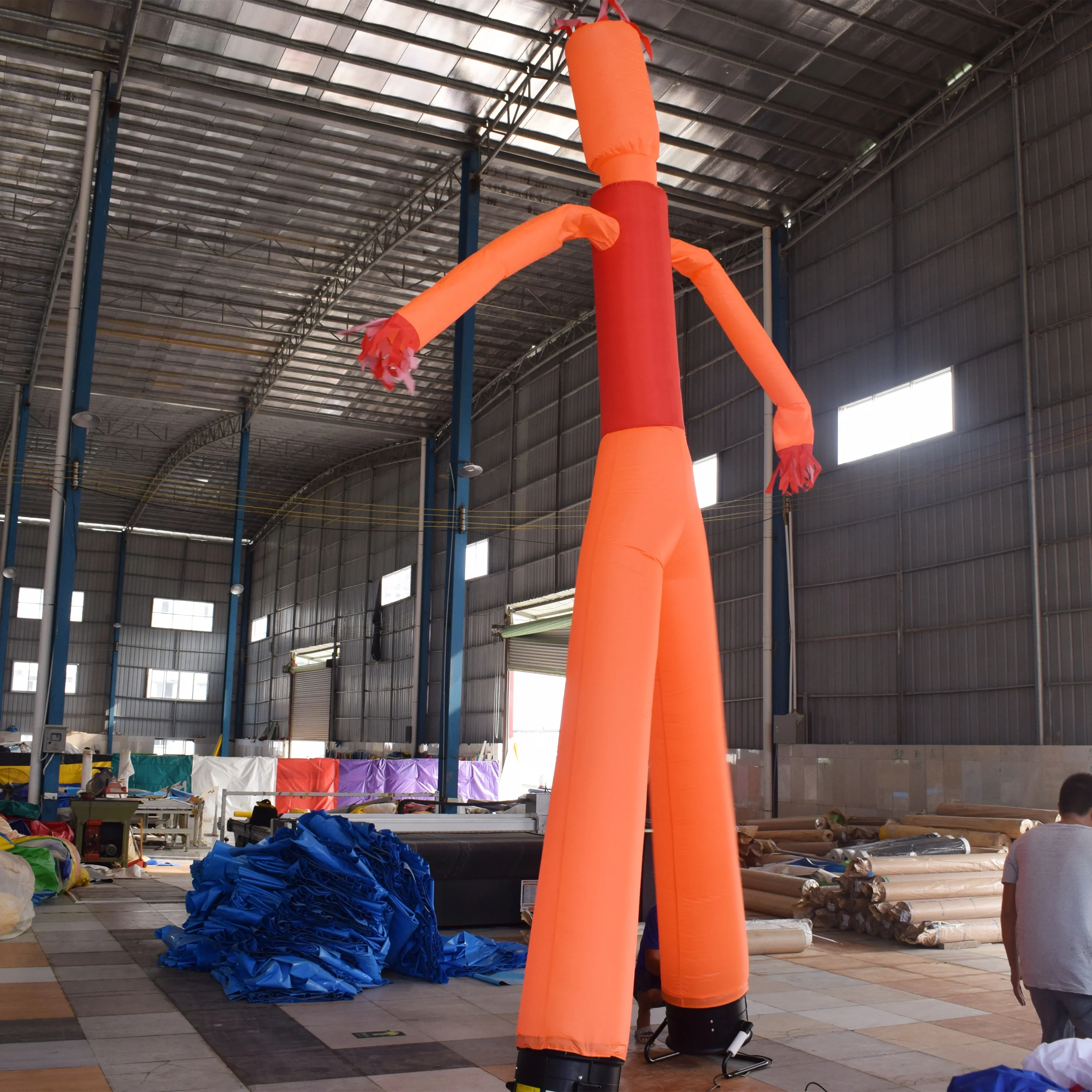 Sky Dancers 10ft Tall Inflatable Tube Man Complete Set with air blower