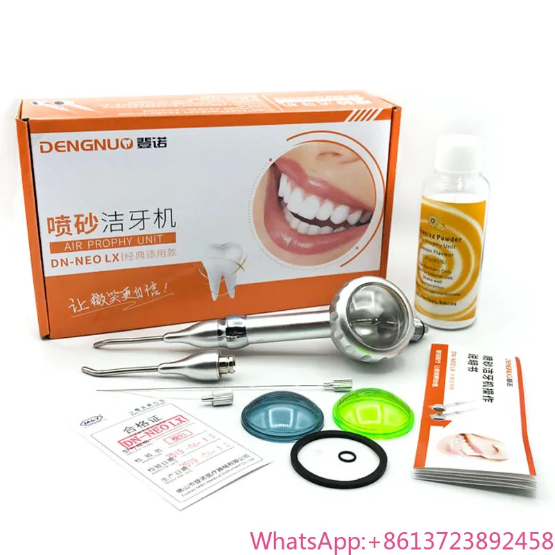 

Dent al Equipment Dent al Air Polisher Unit Teeth Cleaning FX Airflow Handpiece Gun Kit Dentists Tool