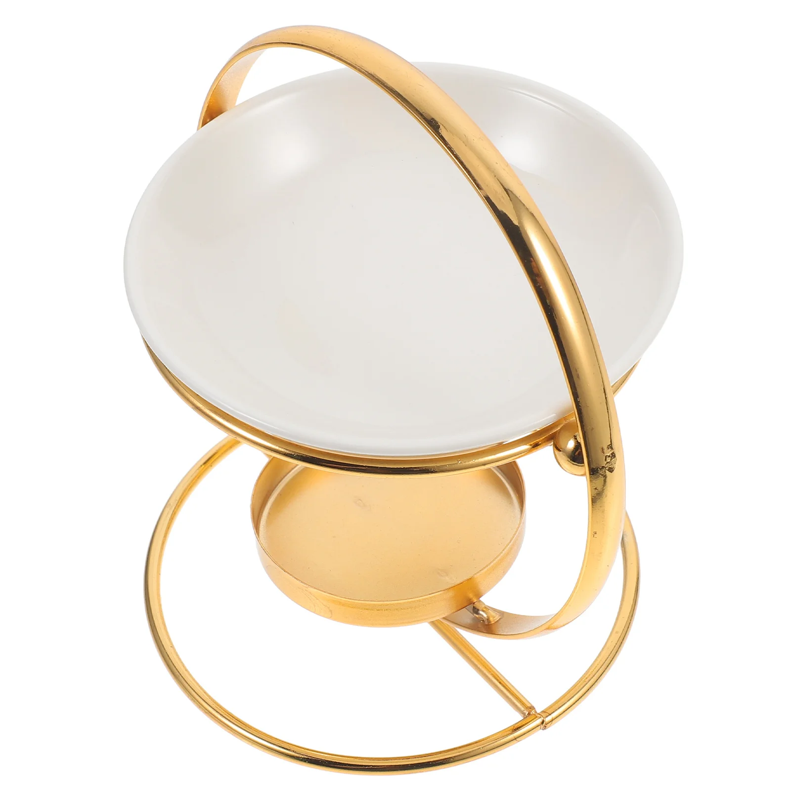 

Tealight Essential Oil Burner Ceramic Iron Aromatherapy Wax Melt Holder Desktop Decor Home Office Aroma Diffuser