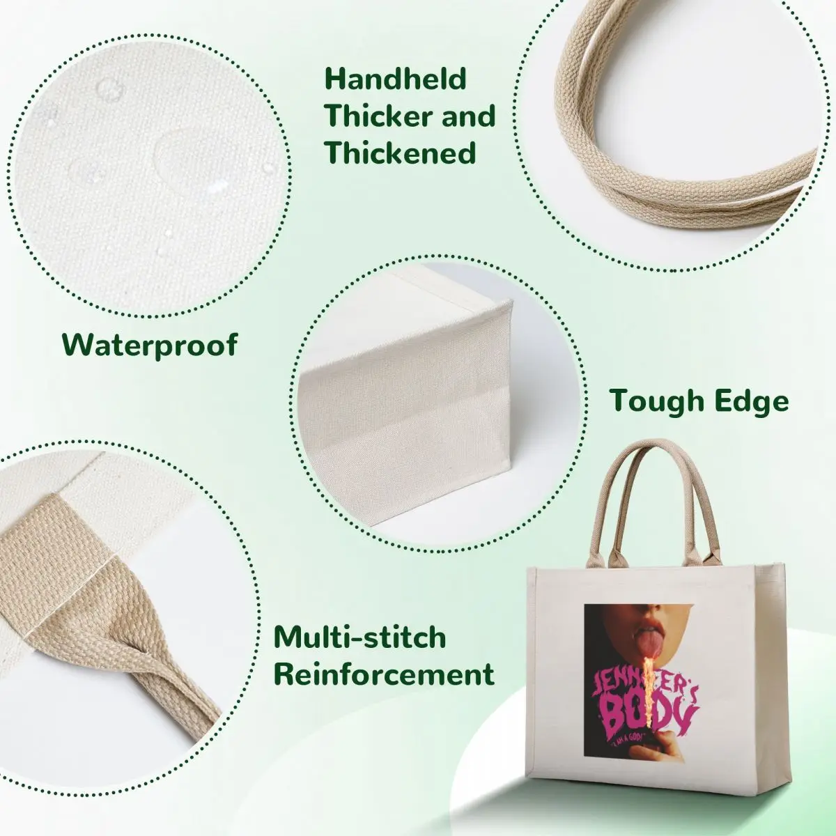 Jennifer's Body Tote Bag free delivery bags shopping cart bags Customizable tote bag