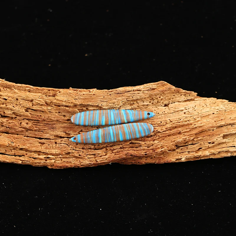 B&F Rainbow Jasper  Earring Beads for Jewelry Making, Handmade Natural stones beads, Stones for jewelry Making Supplies