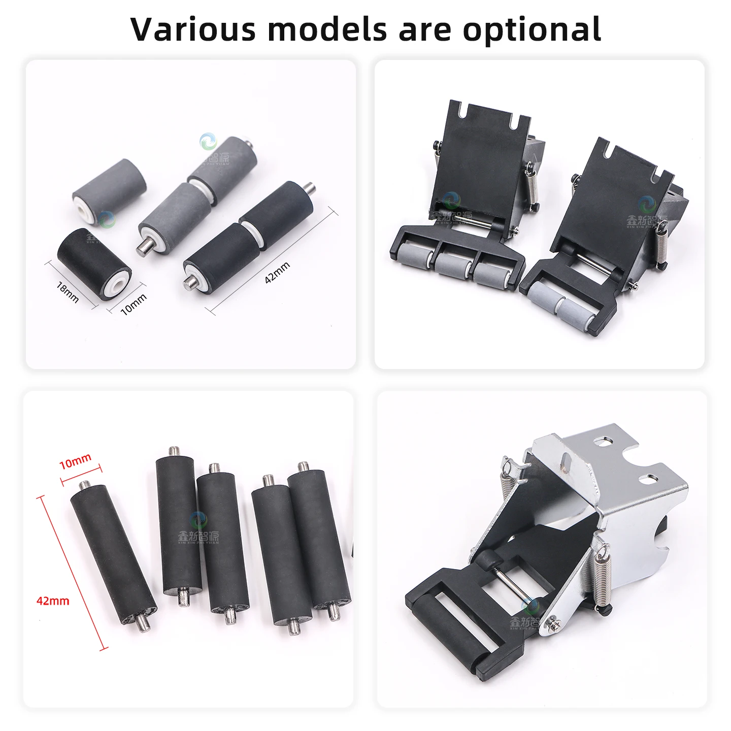 Eco Solvent Printer Pinch Roller Assembly for Allwin Myjet Human Inkjet Printer Paper Feed Assy Press Roller Kit