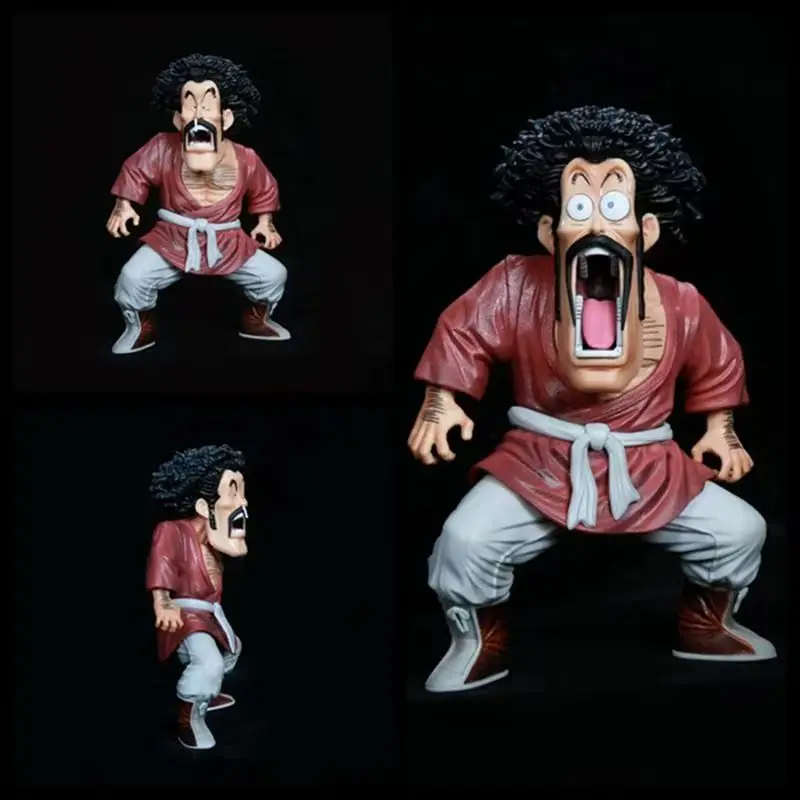 

Dragon Ball The Strongest Man Funny Satan Doll Double-headed Snot Expression Toy Model GK Figure Statue Gift Collection