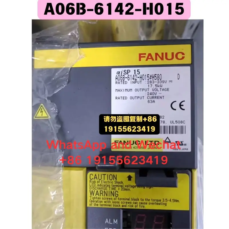 Used OEM disassembled parts A06B-6142-H015 Driver Functional test OK Fast delivery