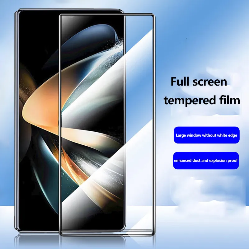 

9D закаленное стекло для Samsung Galaxy Z Fold 6 5 4 3 2 Защитная пленка для экрана с полным покрытием стеклянная пленка