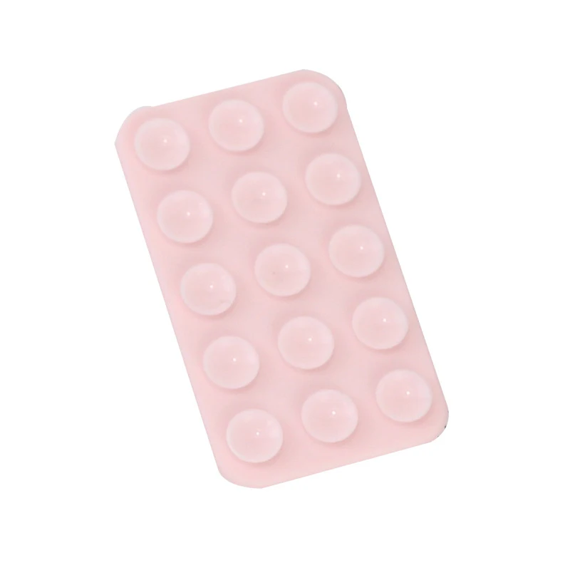 Silicone Suction Phone Holder Mat Multifunctional Suction Cup Wall Stand Square Anti-Slip Double Side Case Mount Back Sticker image 5