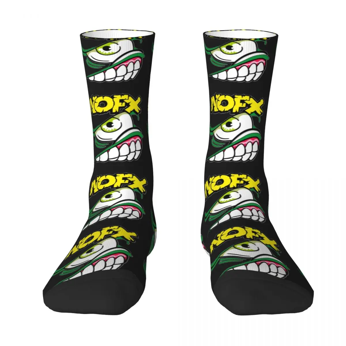 NOFX Stockings Punk Band Graphic Elegant Socks Autumn Anti Slip Socks Women Men Climbing Warm Soft Socks