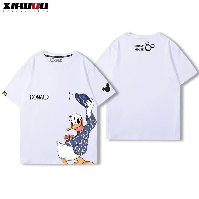 

luxury brand clothing women2026 Disney Mickey Minnie Donald Daisy Couple Tees | Unisex Short Sleeve Summer T-Shirts Minimalist