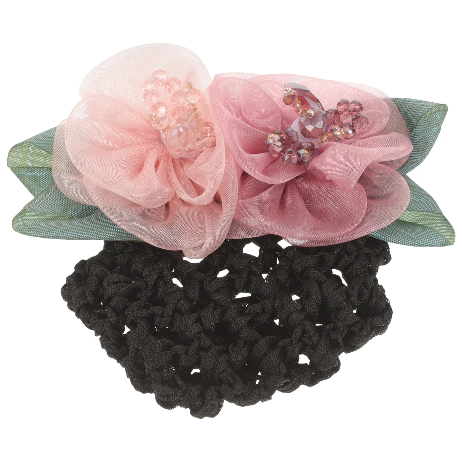 

Comfortable Floral Hair Bun Net Hair Net Lightweight High Elastic Hairnet for Nurses Beauticians Reusable Stylish