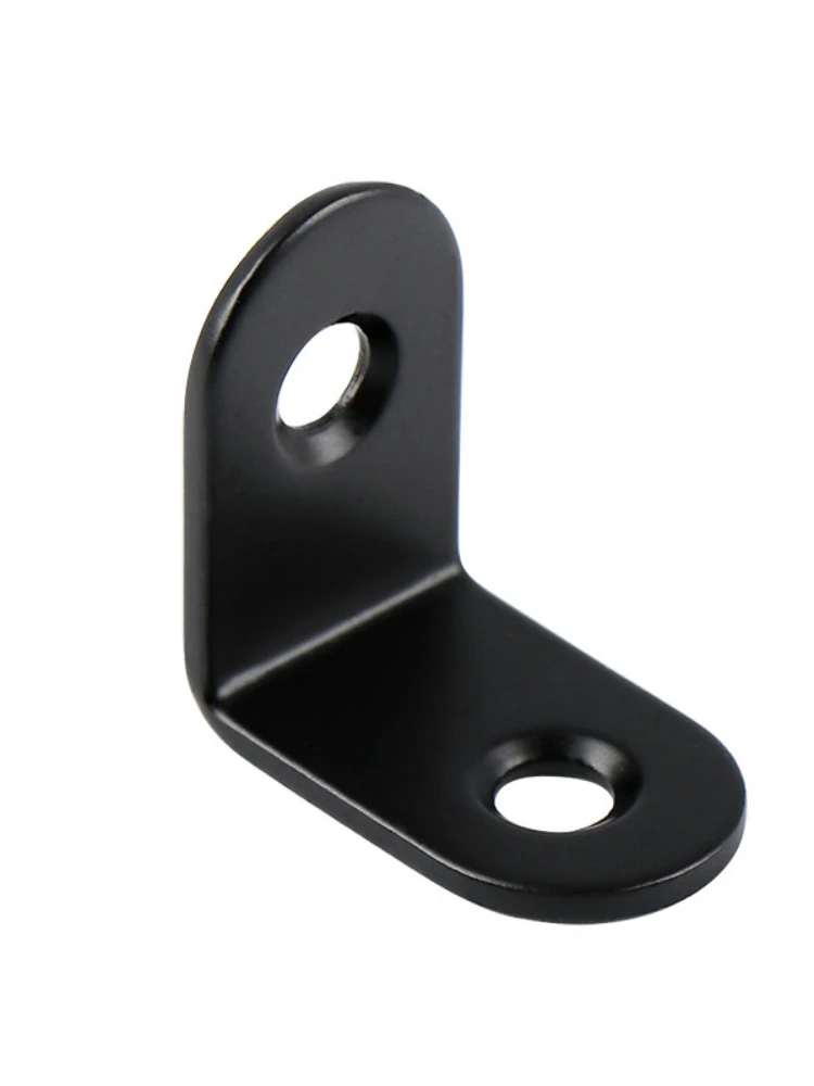 stainless steel black corner code fixed bracket laminate bracket L shape straight corner code triangle bracket black corner code