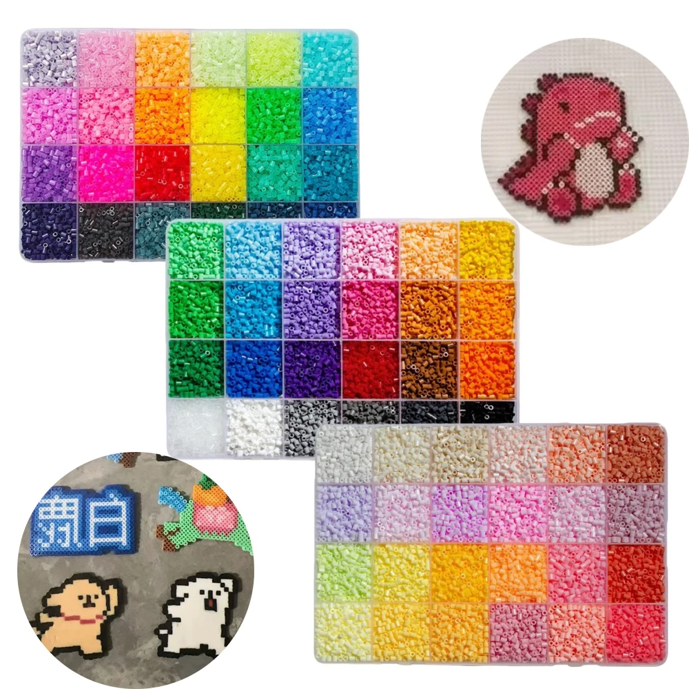 

Бусины Perler Hama 2,6 мм, 8400 шт., для рукоделия, подарков, домашнего декора, пазлов