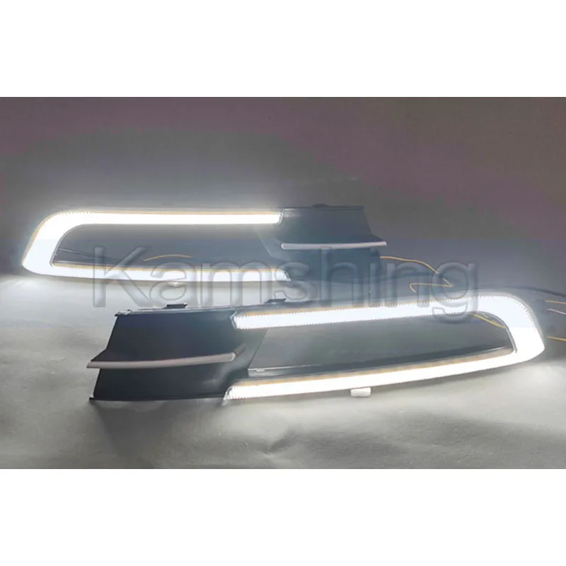 Kamshing 1 Set Modifying LED Daytime Running Light DRL For VW Passat B8 2016-2019 Front Fog Light Fog Lamp Daytime Light