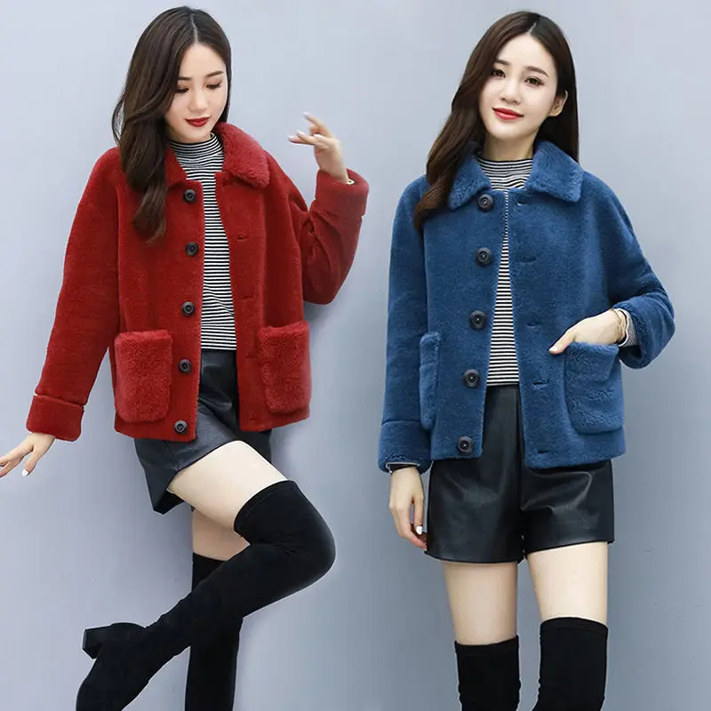 

2023 Autumn And Winter Large Size Elegant Versatile Women's Wool Coat Casual Comfortable Fashion Female Woolen Jacket 4XL