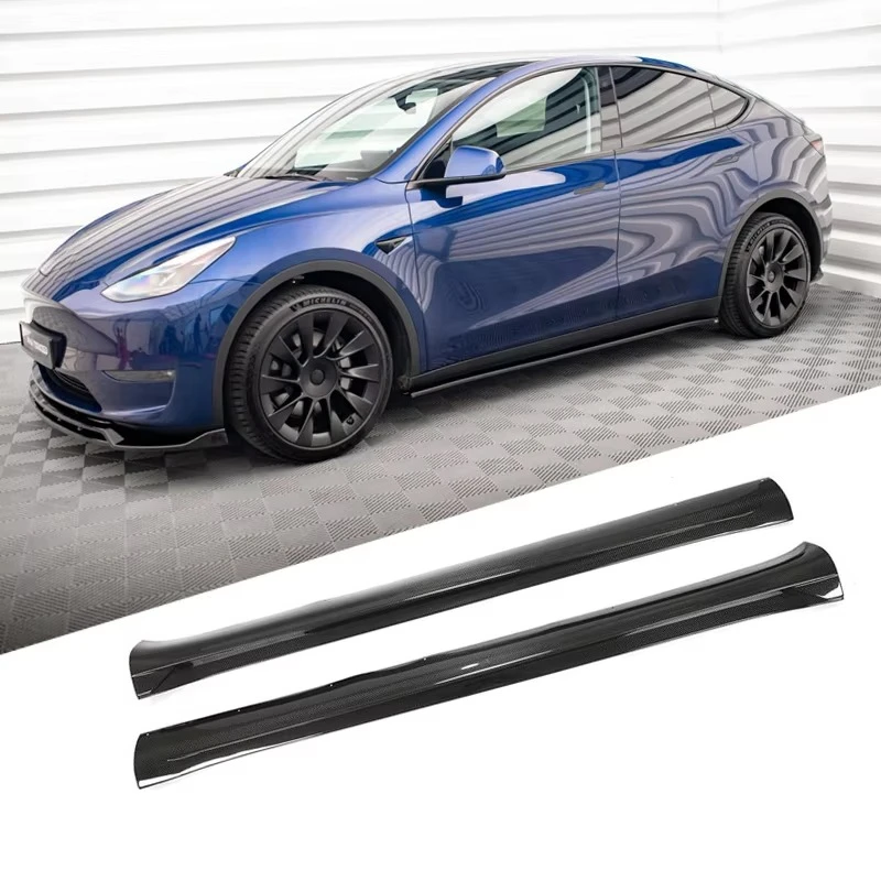

Carbon Fiber Side Skirt Splitter Pair for Model Y