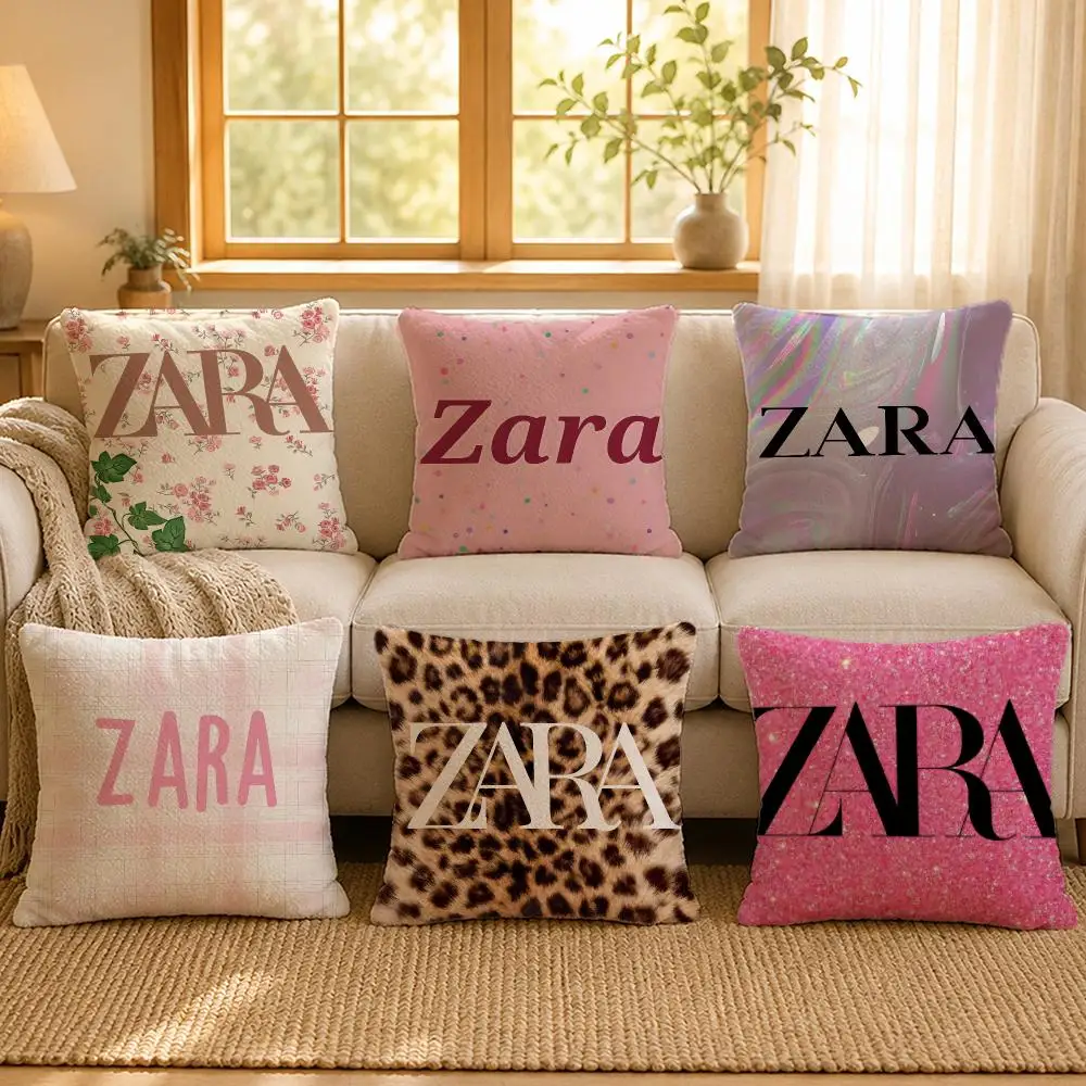 Fashion Zara Minimal Trend Cushion Cover Personalized Short Plush Soft Bedroom Sofa Home Decor Gift