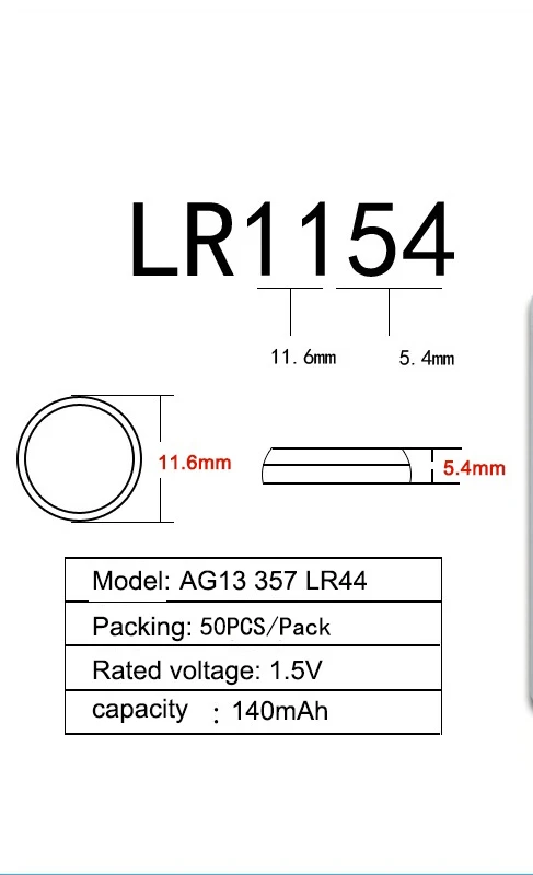 100個AG13コイン電池LR44 357 357A S76E G13アルカリボタン電池ag 13 1.5v腕時計電子リモート