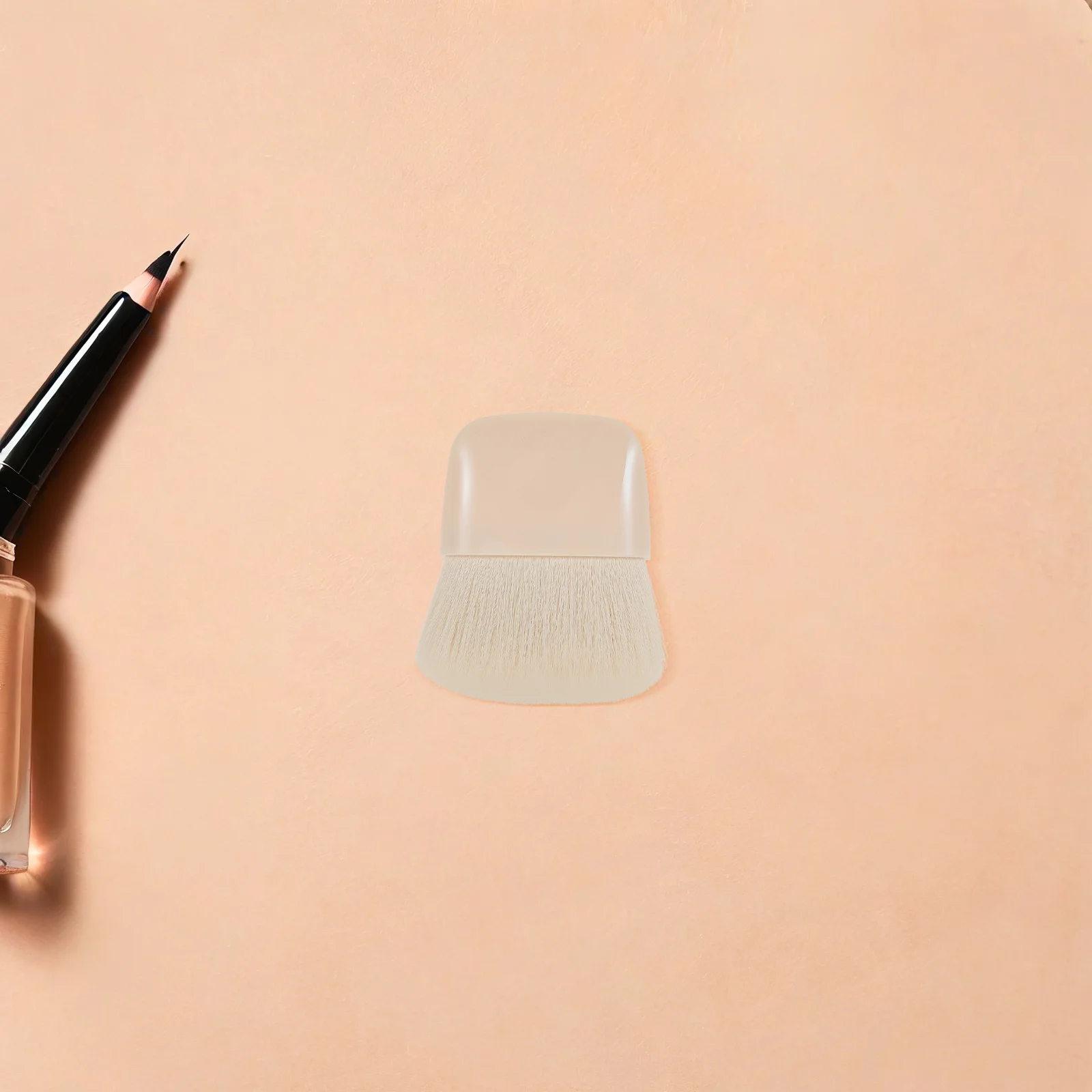 

Travel Size Powder Brush Ultra Soft Bristles for Sensitive Skin Multi-Functional Blush Foundation Application Portable Compact